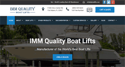 Desktop Screenshot of iqboatlifts.com